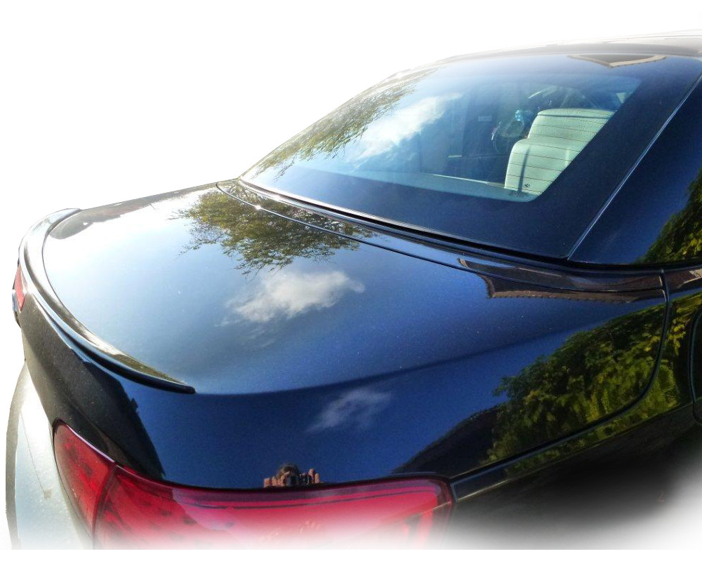 Black Painted Slim Spoiler Suitable for Volvo S80 Rear Spoiler Abrupt Edge Dif
