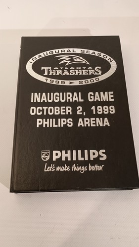 Atlanta Thrashers 10, 2, 1999 Eröffnungsspiel Phillips Arena TICKET UND PROGRAMM - Bild 4 von 7
