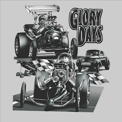 T-Shirt Motorrad Hot Rod Auto Dragster Rennen Tuning Top Fuel Racing USA  *1095