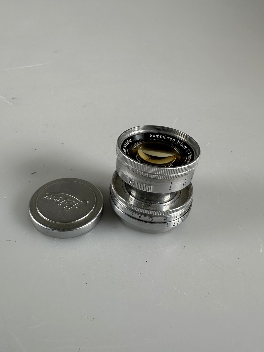 Leica 50mm f2 Summicron Radioactive L39 LTM Screwmount Rangefinder