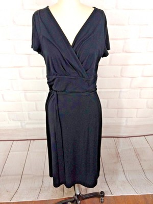 talbots faux wrap dress