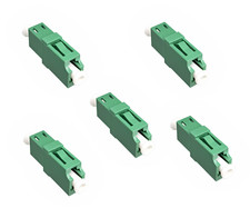 5x LWL Adapter LC/APC Buchse auf LC/APC Buchse Glasfaser Adapter, Singlemode / S