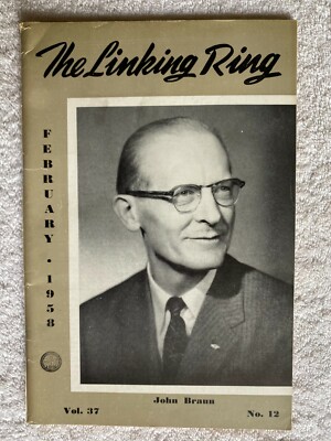 The Linking Ring magic magazine March 1958 Vol 37 No. 12 The Linking Ring magic magazine March 1958 Vol 37 No. 12