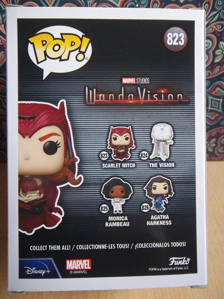 FUNKO POP - SCARLET WITCH 823 BRUJA ESCARLATA - MARVEL WANDA VISION - Imagen 2 de 4