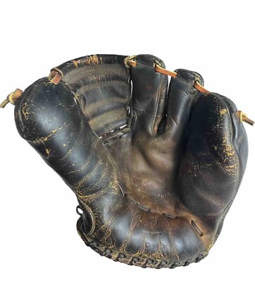 Vintage Stan Musial 3 Finger Playmaker PMM Rawlings Baseball Glove
