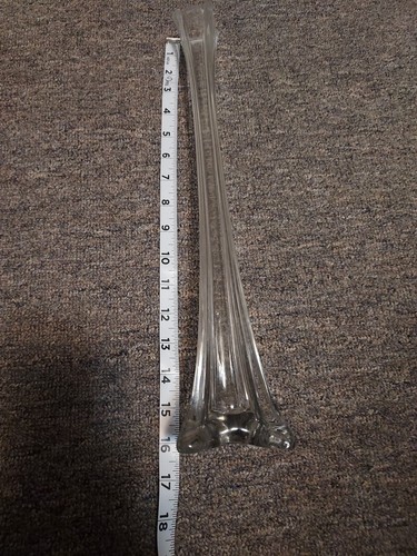 Klarglas Eiffelturm Vase - Bild 5 von 6