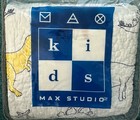*NEW* Max Studio Kids Reversible Quilt - Twin - Dinosaurs Blue & White — photo 4