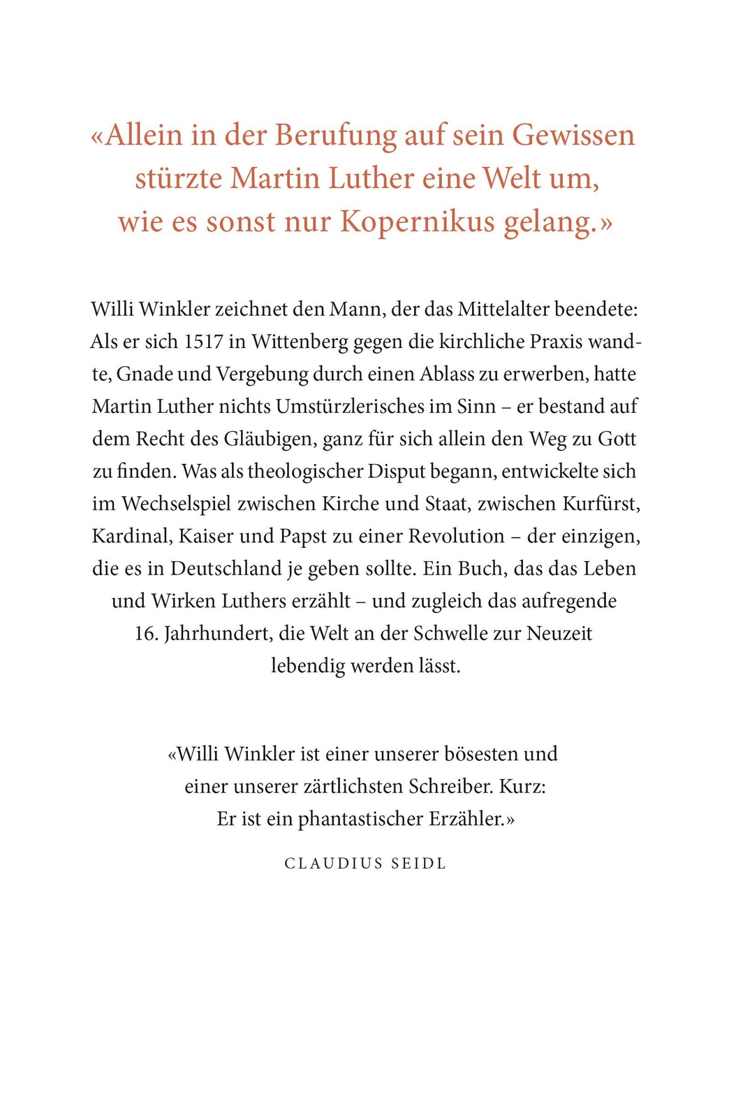 Thumbnail - Willi Winkler | Luther | Buch | Deutsch (2016) | Ein Deutscher Rebell