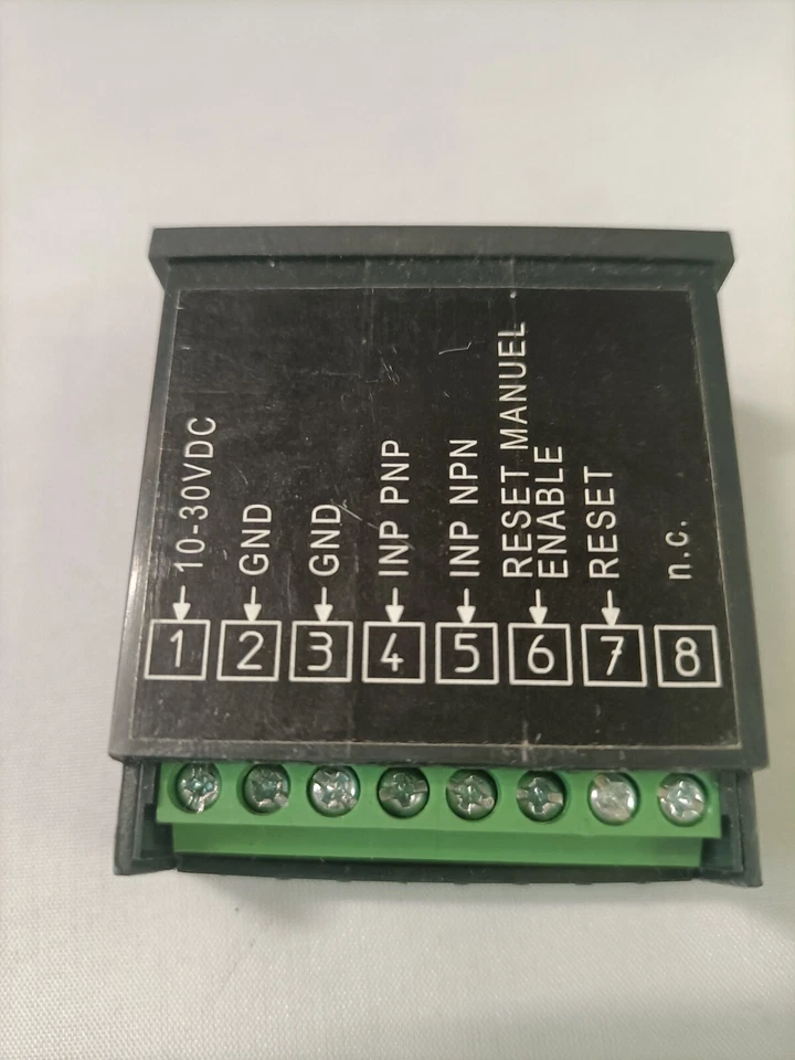 6.140.012.300 Contador: Electrónico LCD Impulso 999999 IP65 H.Dis.1: Cubolizador 8mm Foto 3 de 3