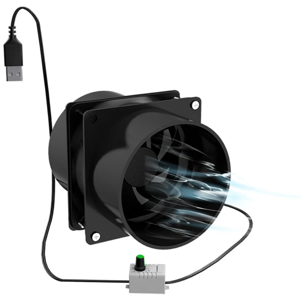 Exhaust Fan Shed Ventilator Extractor Fan for Window Laundry Room Kitchen UK - Image 4 of 4