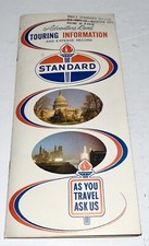 Vintage 1961 STANDARD OIL Brochure Touring Information Expenses Notes in Ledger
