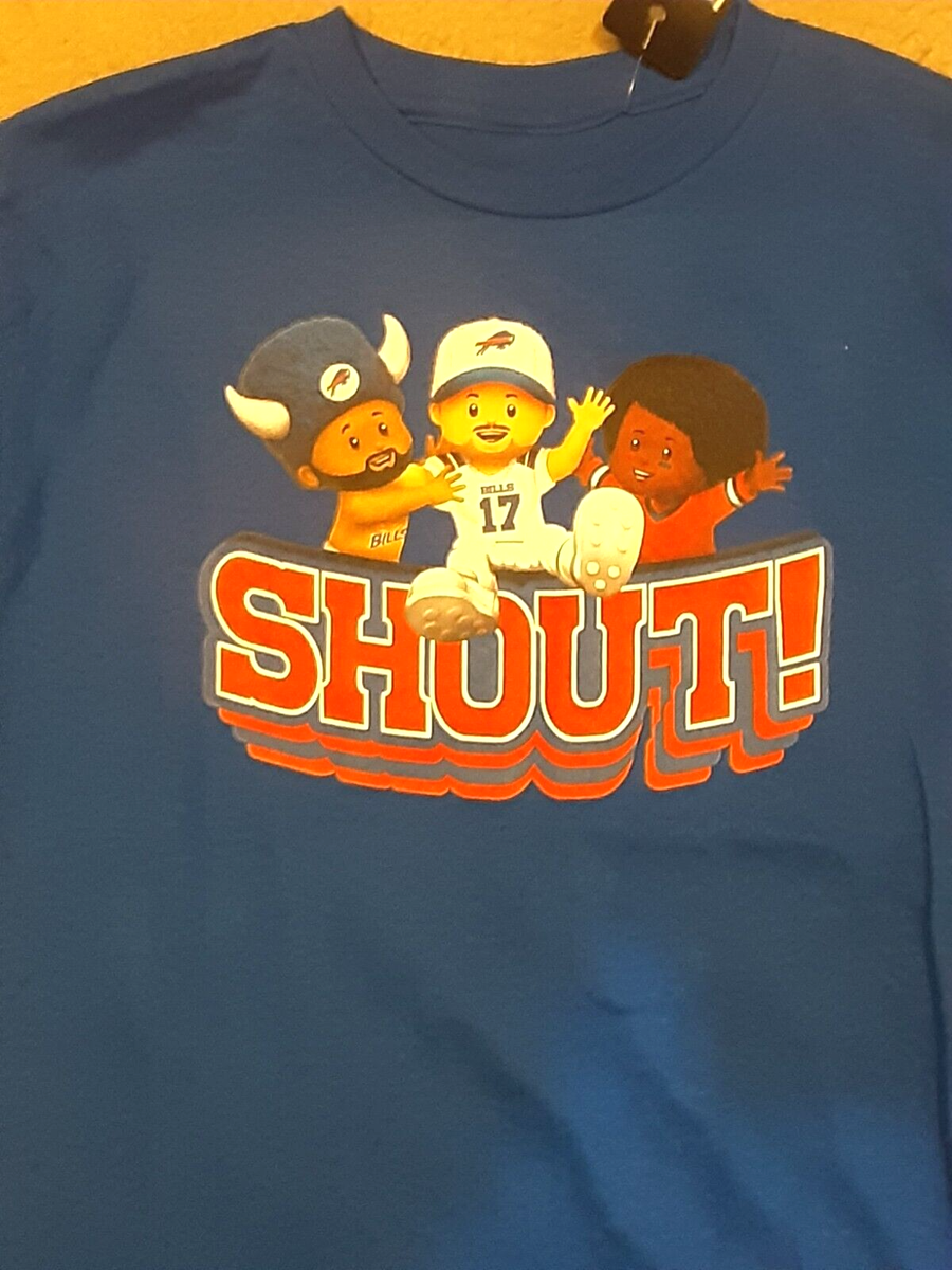 WEGMANS FISHER PRICE BUFFALO BILLS LITTLE PEOPLE NFL LARGE YOUTH T