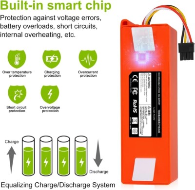 5200-12800mAh Akku für Xiaomi Roborock S7 Max;Max V; MaxV Plus +; MaxV Ultra NEU
