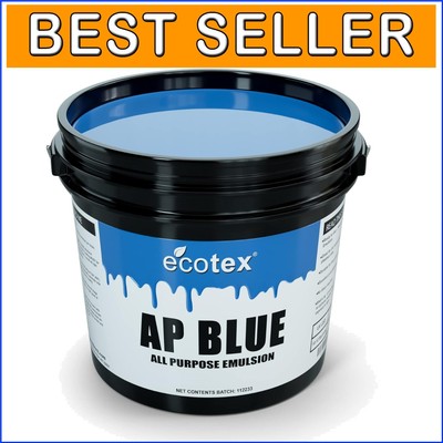128oz AP Blue Screen Printing Emulsion - Pre-Sensitized for Easy Application