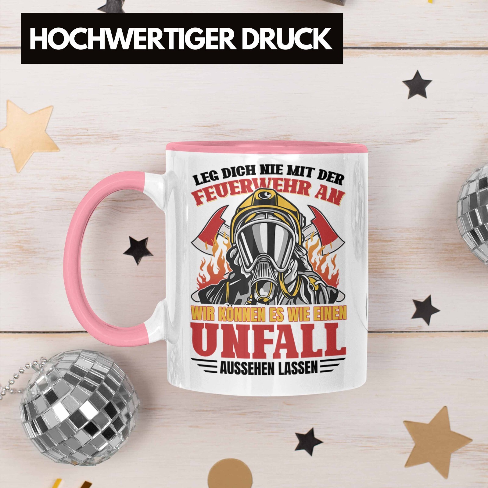Trendation Feuerwehr Tasse Geschenke Zubehör Lustig Einsatz