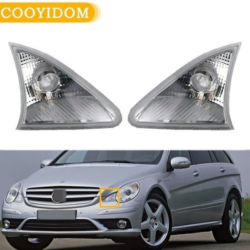 Pair Front Side Corner Turn Signal lamp For Mercedes Benz W251 R-Class 2006-2010 - Foto 1 di 7