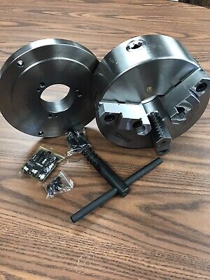100MM FRONT LOAD 3 JAW SELF CENTERING CHUCK WITH REVERSIBLE JAWS FRONT MOUNT 