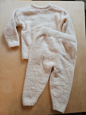 NWT HANNA ANDERSSON FOXY ON CLOUD MARSHMALLOW SWEATER LEGGINGS SET 85 2T $62