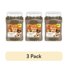  3 pack x 2 Purina Friskies Party Mix Cat Treats, Chicken Lover Crunch, 20 oz
