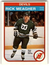 Rick Meagher 1982-83 O-Pee-Chee Rookie #144 New Jersey Devils