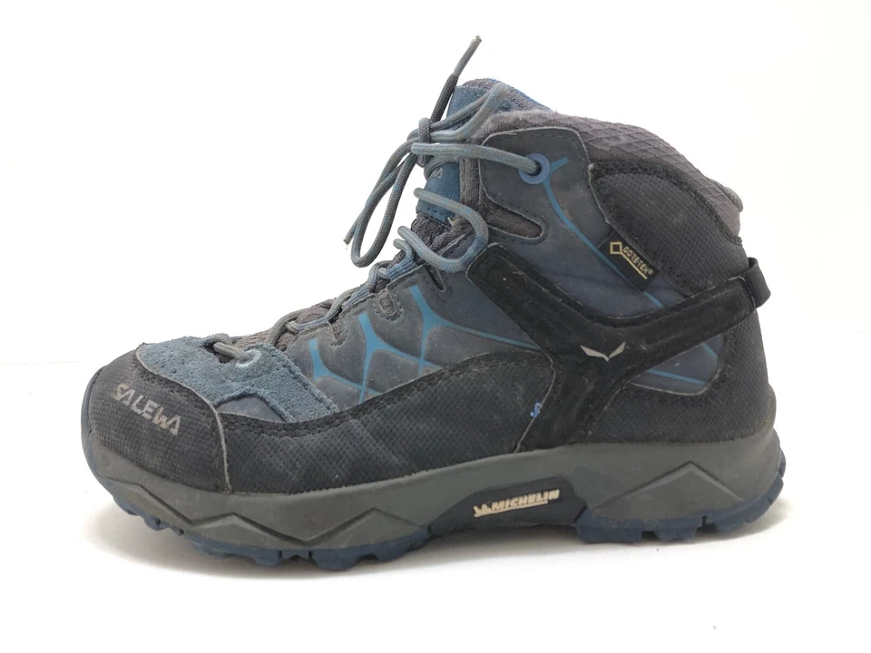Salewa Damen Halbschuh Trekkingschuh Comfortschuh Blau Gr. 34 (UK 1,5)