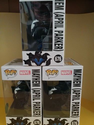 FUNKO POP! MARVEL #767 VENOM MAYHEM APRIL PARKER POP IN A BOX EXCLUSIVE NEW - Picture 2 of 4