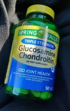 Spring Valley Triple Strength Glucosamine Chondroitin Tablets 160 Count