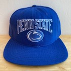 *MADE IN USA* PENN STATE NITTANY LIONS Vintage NCAA Blue Fitted Hat (6 7/8) — photo 1