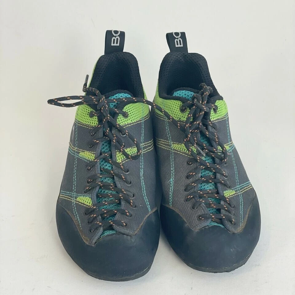 Sapatos de caminhada Boreal Flyers ventilação masculino tamanho 6 cinza verde leve ao ar livre - Imagem 3 de 4