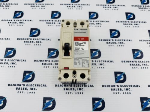 EATON FD2030 2 POLE 30A 600VAC 250VDC CIRCUIT BREAKER - Picture 2 of 7
