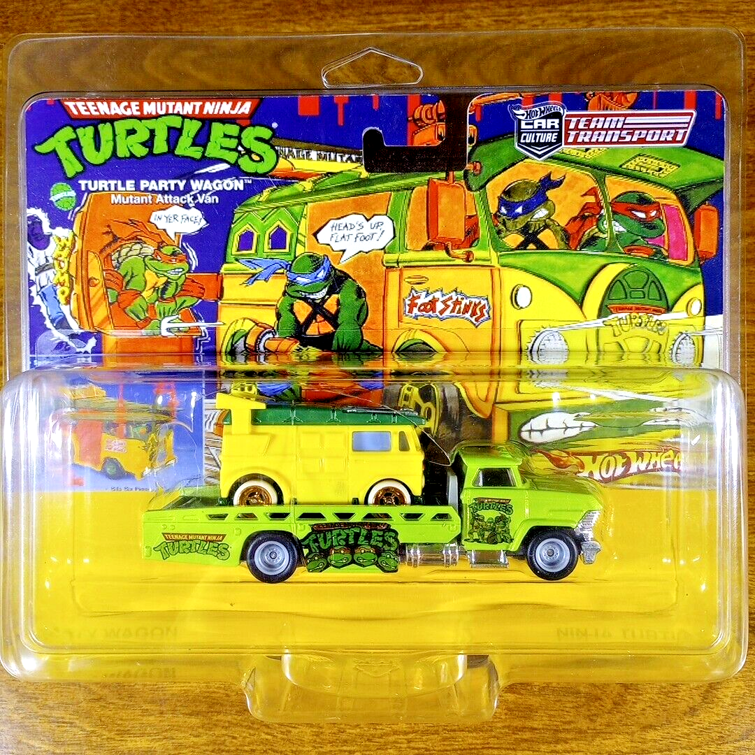 Custom Made Hot Wheels Team Transport Teenage Mutant Ninja Turtles