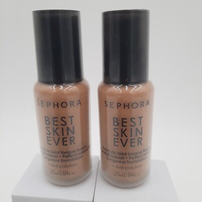 SEPHORA  Liquid Foundation 25.5Y Best Skin Ever 2 Bottles New Sealed 