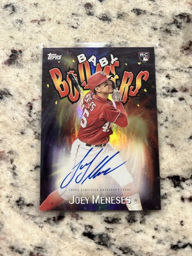 2023 Topps Archives Joey Meneses 1998 Baby Boomers Auto #98BB-JM RC Nationals - 第 1/4 張圖片
