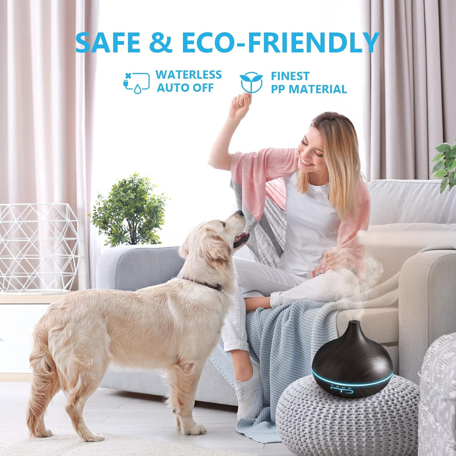 Diffusers for Essential Oils Large Room with Remote Control Aromatherapy
