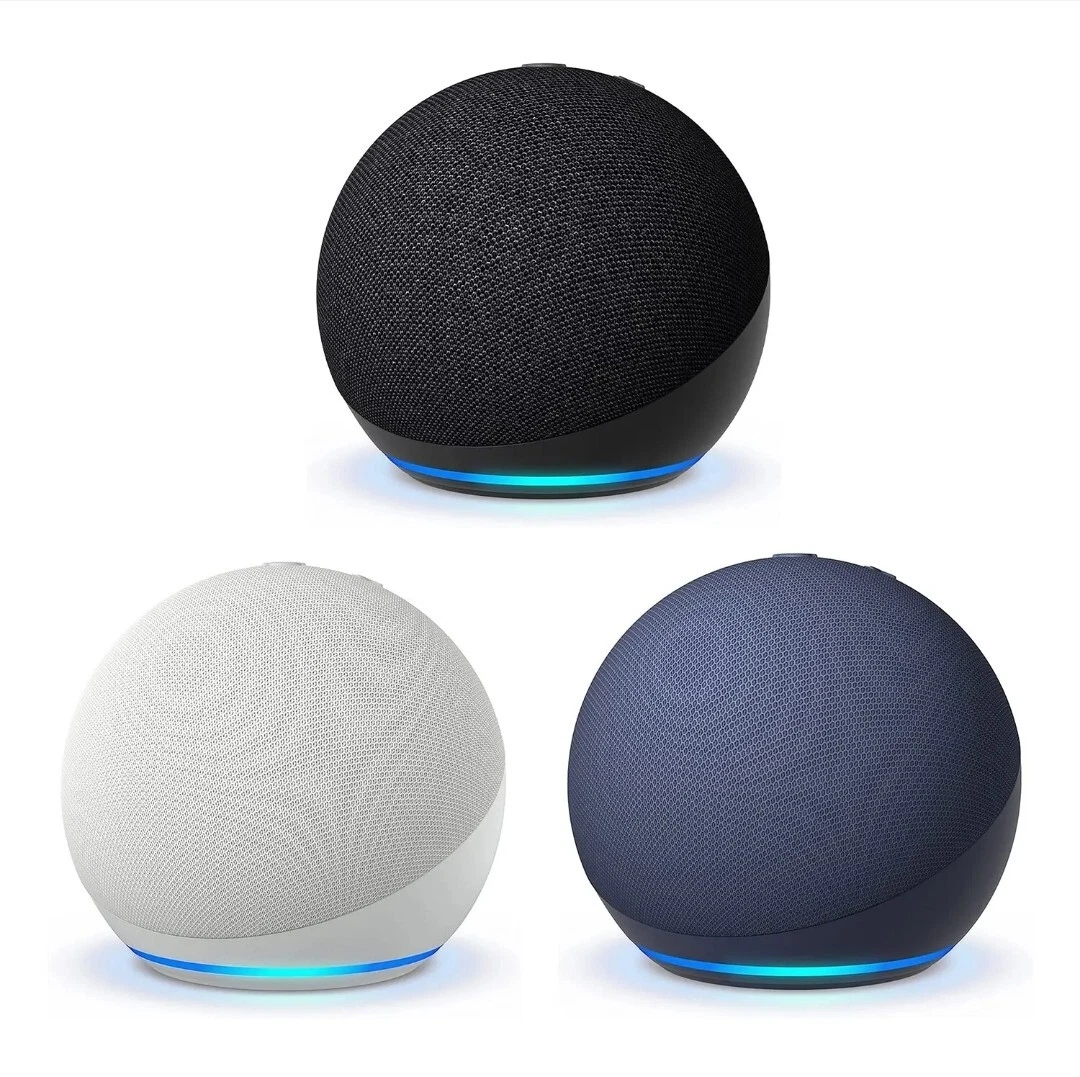 New  Echo Dot (5th Gen, 2022 Release) Smart Speaker with Alexa - 3  COLORS