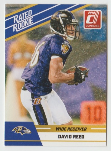 2010 Donruss Rated Rookies #25 David Reed - Baltimore Ravens | eBay