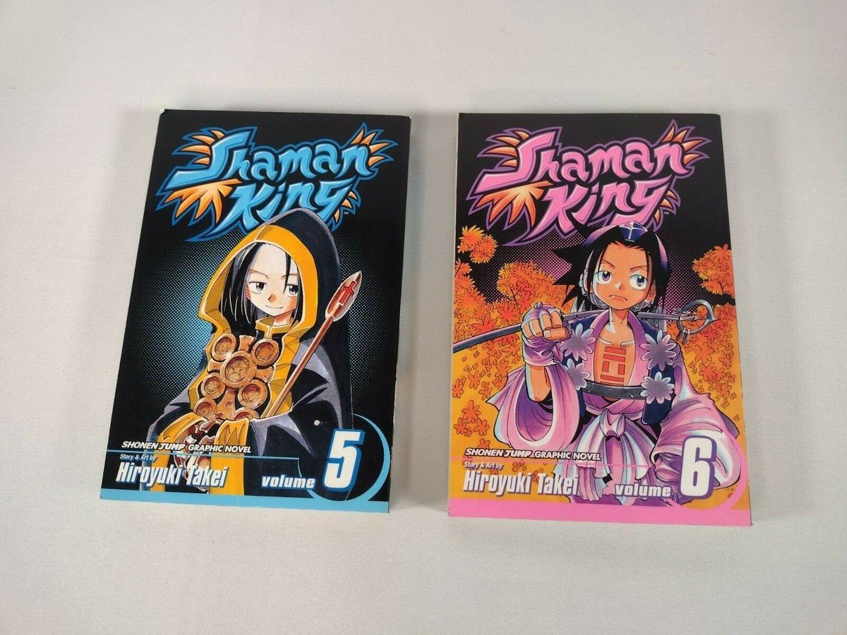 Shaman King English Manga 2 Book Lot Vols 5 & 6 | eBay