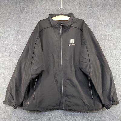 Stormtech Men's Full Zip Windbreaker Jacket XL Black Team