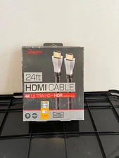 Rocketfish™ - 24' 4K UltraHD/HDR In-Wall Rated HDMI Cable