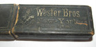 Vintage Straight Razor Aug. Knecht Solingen Wester Bros. Germany Il Mondo w/ Box — photo 3