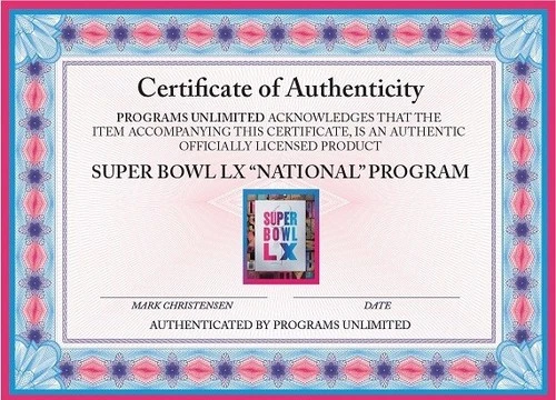 SUPER BOWL LX 60 