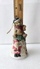 Santa Claus Bell Vintage Ceramic Christmas Holiday Made In China — photo 5