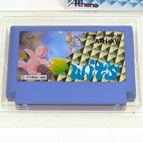WITS Famicom Nintendo FC Japan Import Athena Arcade Act Puzzle NTSC-J Complete