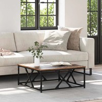 Couchtisch Altholz 70 X 70 X 30 Cm Holzwerkstoff