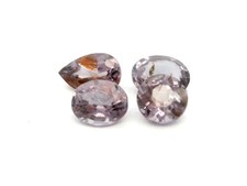 0.98Ct 4 PCS GORGEOUS ! UNTREATED GREEN TO RED PINK COLOR CHANGE GARNET