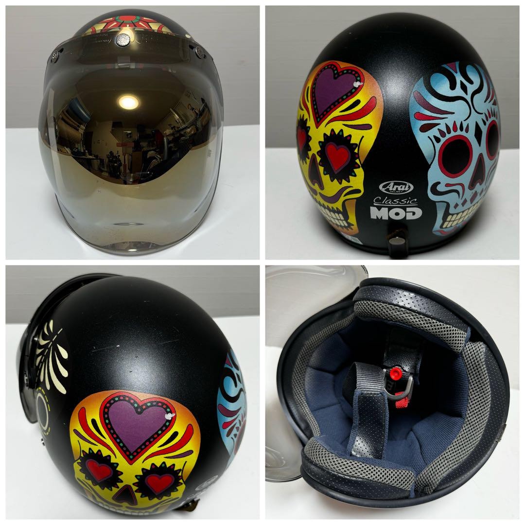 Arai Size Classic Mod Skull Helmet JPN Limited Edition Rare