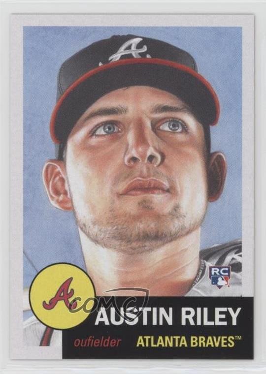 2019 Topps Living Set Online Exclusive /5143 Austin Riley #206 Rookie RC 0ls