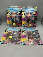 Lot Of 4 Star Trek The Next Generation Figurines Vintage Unpunched-FreeShipping