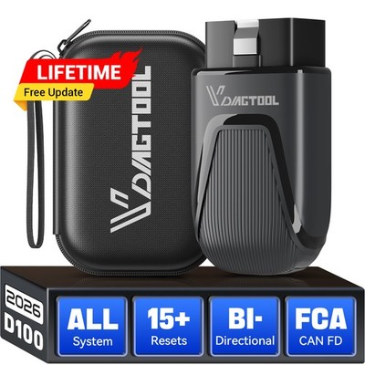 VDIAGTOOL D100 Bluetooth OBD2-Scanner ALLE System Diagnosegerät 15 Reset Deutsch