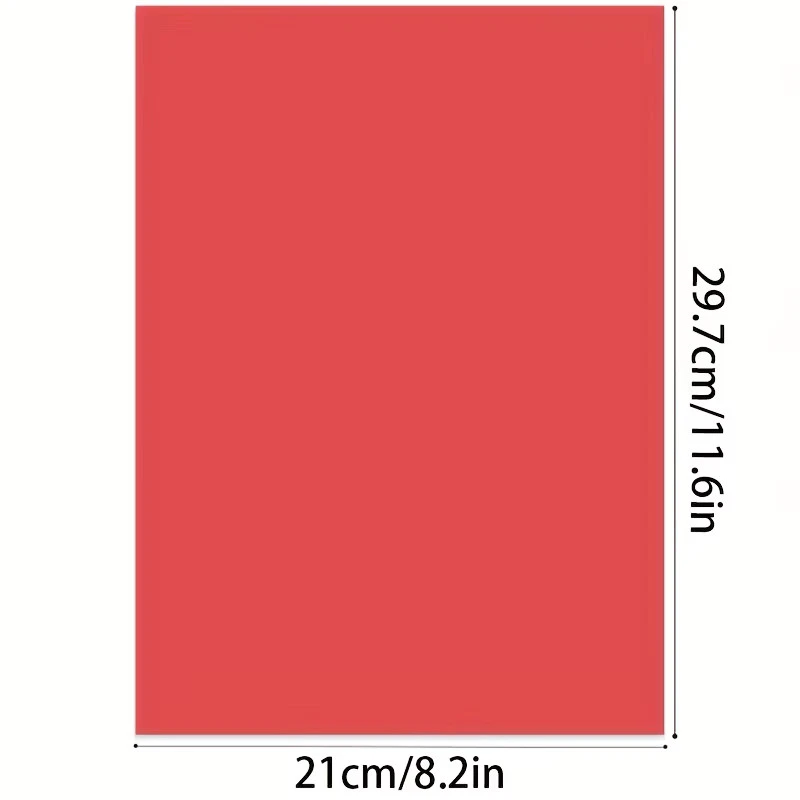 50pcs/100pcs Color A4 Paper 10 Color Copy Paper Printing Paper Color Hand Foldin - Image 3 of 4